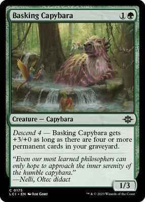 Magic: The Gathering - The Lost Caverns of Ixalan - Basking Capybara - 175 - Normal