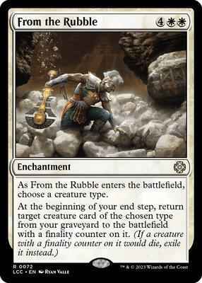 Magic: The Gathering - Commander: The Lost Caverns of Ixalan - From the Rubble - 72 - Normal