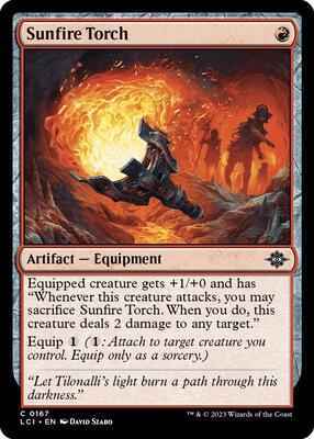 Magic: The Gathering - The Lost Caverns of Ixalan - Sunfire Torch - 167 - Foil