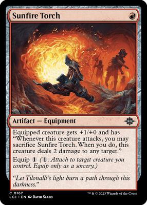 Magic: The Gathering - The Lost Caverns of Ixalan - Sunfire Torch - 167 - Normal