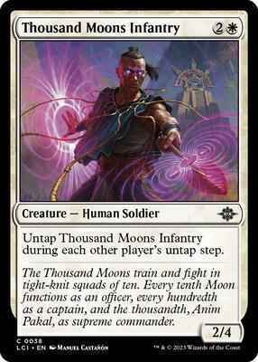 Magic: The Gathering - The Lost Caverns of Ixalan - Thousand Moons Infantry - 38 - Normal