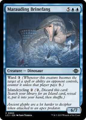 Magic: The Gathering - The Lost Caverns of Ixalan - Marauding Brinefang - 64 - Normal