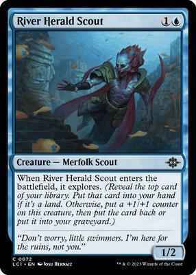 Magic: The Gathering - The Lost Caverns of Ixalan - River Herald Scout - 72 - Foil