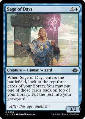 Magic: The Gathering - The Lost Caverns of Ixalan - Sage of Days - 73 - Normal