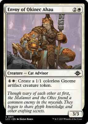 Magic: The Gathering - The Lost Caverns of Ixalan - Envoy of Okinec Ahau - 11 - Foil