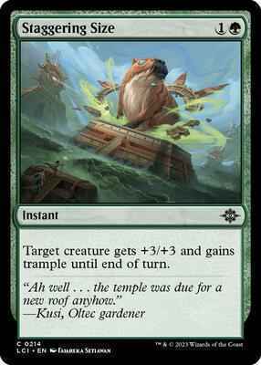 Magic: The Gathering - The Lost Caverns of Ixalan - Staggering Size - 214 - Foil
