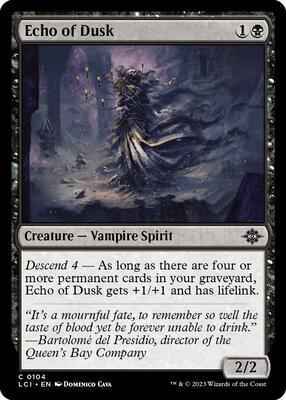 Magic: The Gathering - The Lost Caverns of Ixalan - Echo of Dusk - 104 - Foil