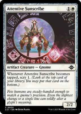 Magic: The Gathering - The Lost Caverns of Ixalan - Attentive Sunscribe - 4 - Normal