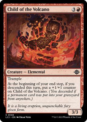 Magic: The Gathering - The Lost Caverns of Ixalan - Child of the Volcano - 140 - Normal