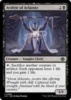 Magic: The Gathering - The Lost Caverns of Ixalan - Acolyte of Aclazotz - 89 - Normal