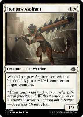 Magic: The Gathering - The Lost Caverns of Ixalan - Ironpaw Aspirant - 18 - Normal