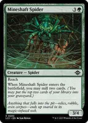 Magic: The Gathering - The Lost Caverns of Ixalan - Mineshaft Spider - 202 - Normal