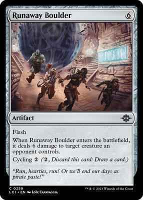 Magic: The Gathering - The Lost Caverns of Ixalan - Runaway Boulder - 259 - Normal