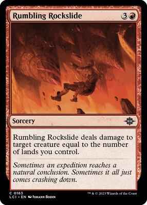 Magic: The Gathering - The Lost Caverns of Ixalan - Rumbling Rockslide - 163 - Normal