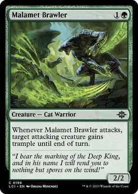 Magic: The Gathering - The Lost Caverns of Ixalan - Malamet Brawler - 199 - Normal