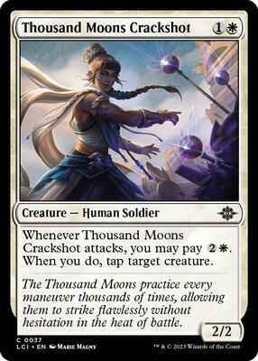 Magic: The Gathering - The Lost Caverns of Ixalan - Thousand Moons Crackshot - 37 - Normal