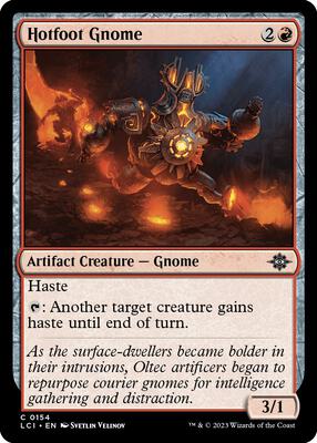Magic: The Gathering - The Lost Caverns of Ixalan - Hotfoot Gnome - 154 - Normal