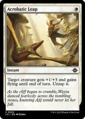 Magic: The Gathering - The Lost Caverns of Ixalan - Acrobatic Leap - 2 - Foil
