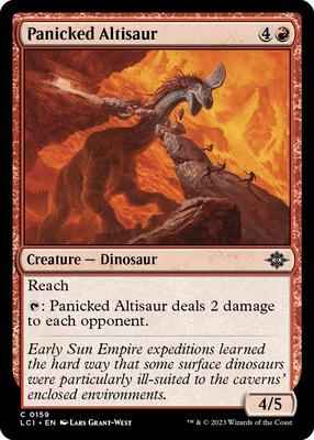 Magic: The Gathering - The Lost Caverns of Ixalan - Panicked Altisaur - 159 - Normal