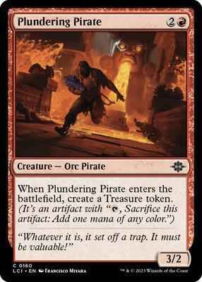 Magic: The Gathering - The Lost Caverns of Ixalan - Plundering Pirate - 160 - Foil