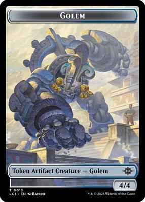 Magic: The Gathering - The Lost Caverns of Ixalan - Golem Token - 13 - Normal