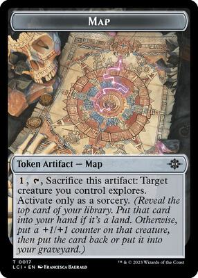 Magic: The Gathering - The Lost Caverns of Ixalan - Map Token - 17 - Normal
