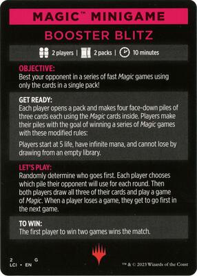Magic: The Gathering - The Lost Caverns of Ixalan - Magic Minigame: Booster Blitz - 2 - Normal