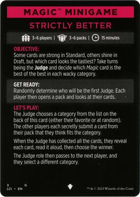 Magic: The Gathering - The Lost Caverns of Ixalan - Magic Minigame: Strictly Better - 3 - Normal