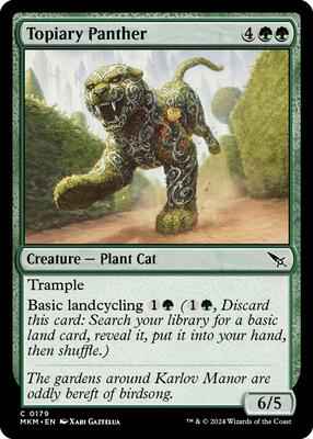 Magic: The Gathering - Murders at Karlov Manor - Topiary Panther (FRENCH) - Normal
