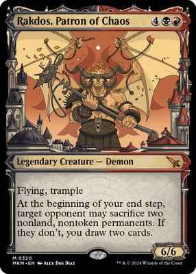 Magic: The Gathering - Murders at Karlov Manor - Rakdos, Patron of Chaos (Showcase) (0320) - Normal