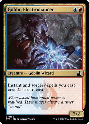 Magic: The Gathering - Ravnica Remastered - Goblin Electromancer - Common - Normal