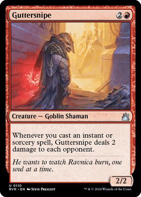 Magic: The Gathering - Ravnica Remastered - Guttersnipe - Uncommon - Normal