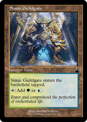 Magic: The Gathering - Ravnica Remastered - Simic Guildgate (Retro Frame) - Normal - Anime Card Craze