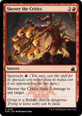 Magic: The Gathering - Ravnica Remastered - Skewer the Critics - Normal - Anime Card Craze