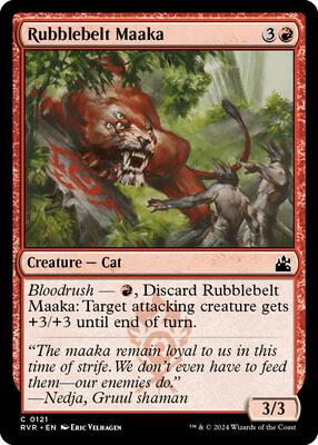 Magic: The Gathering - Ravnica Remastered - Rubblebelt Maaka - Common - Normal