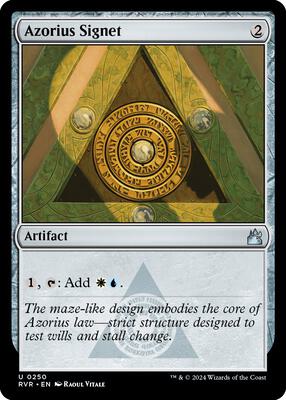 Magic: The Gathering - Ravnica Remastered - Azorius Signet - Uncommon - Normal
