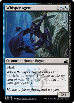 Magic: The Gathering - Ravnica Remastered - Whisper Agent - Normal - Anime Card Craze
