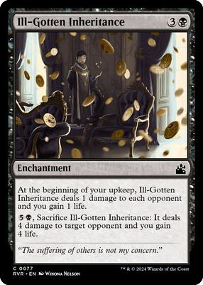 Magic: The Gathering - Ravnica Remastered - Ill-Gotten Inheritance - Normal - Anime Card Craze