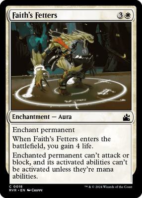 Magic: The Gathering - Ravnica Remastered - Faith's Fetters - Normal - Anime Card Craze