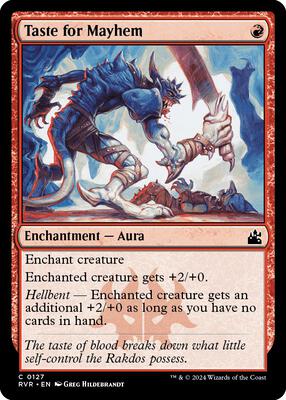 Magic: The Gathering - Ravnica Remastered - Taste for Mayhem - Normal - Anime Card Craze