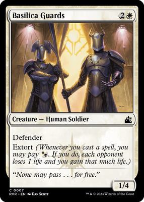 Magic: The Gathering - Ravnica Remastered - Basilica Guards - Normal - Anime Card Craze