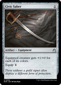 Magic: The Gathering - Ravnica Remastered - Civic Saber - Uncommon - Normal