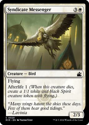 Magic: The Gathering - Ravnica Remastered - Syndicate Messenger - Normal - Anime Card Craze