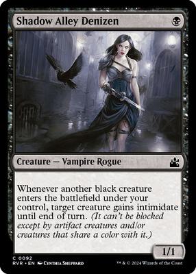 Magic: The Gathering - Ravnica Remastered - Shadow Alley Denizen - Common - Normal