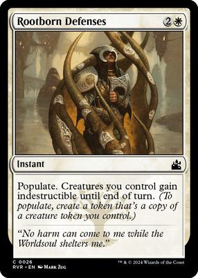 Magic: The Gathering - Ravnica Remastered - Rootborn Defenses - Foil - Anime Card Craze