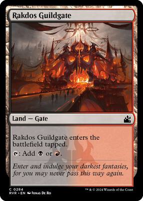 Magic: The Gathering - Ravnica Remastered - Rakdos Guildgate - Normal - Anime Card Craze
