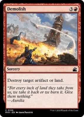 Magic: The Gathering - Ravnica Remastered - Demolish - 106 - Normal