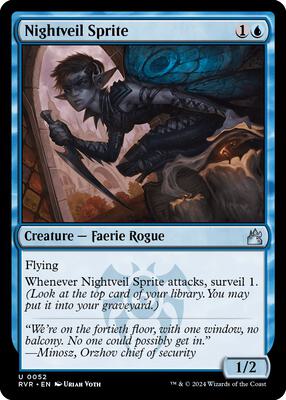 Magic: The Gathering - Ravnica Remastered - Nightveil Sprite - Normal - Anime Card Craze
