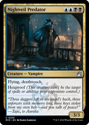 Magic: The Gathering - Ravnica Remastered - Nightveil Predator - Normal - Anime Card Craze