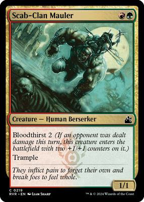 Magic: The Gathering - Ravnica Remastered - Scab-Clan Mauler - Normal - Anime Card Craze